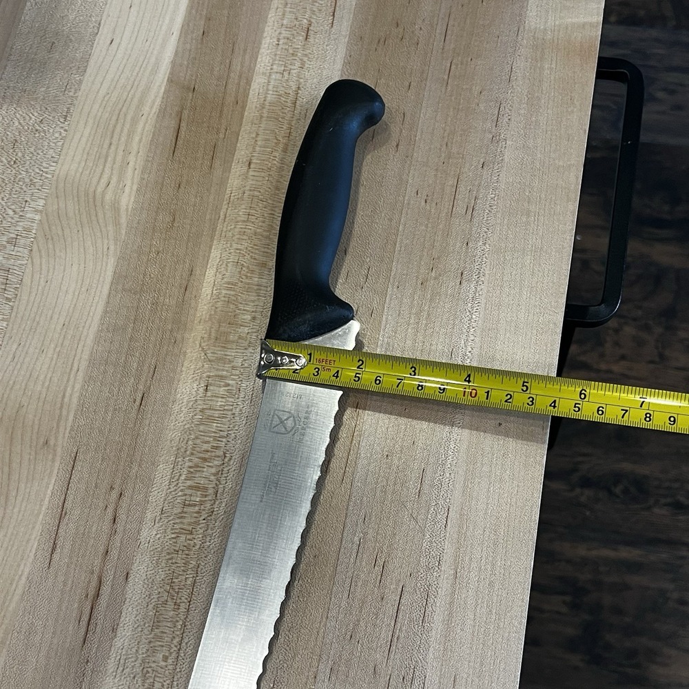 MERCER CUTLERY M23210 Bread Knife, 9 in Blade, Black Handle 6AKL3 - Picture 8 of 8